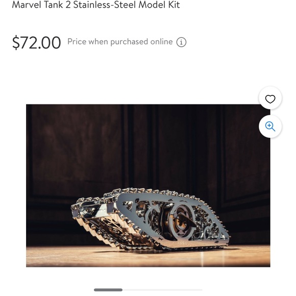 Marvel tank 2 model set - Picture 1 of 2